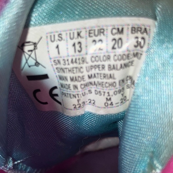 Twinkle Toes Pink Light Up Sneakers Size 1. Used in Good Condition. - Picture 2 of 7